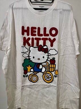 Old Navy White Hello Kitty Graphic Tee- Brand New size XXL